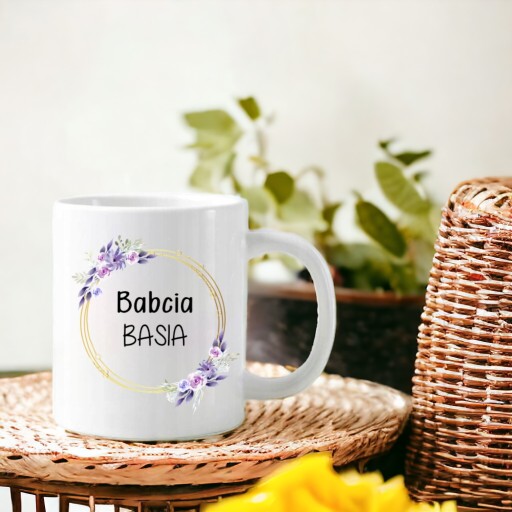 Hrnček s darčekom s potlačou - DEŇ BABIČKY - s menom Babička, veľa prevedení