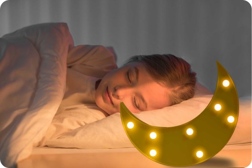 LED DEKORATÍVNA NÁSTENNÁ NOČNÁ LAMPA PRE DETI, NA AKUMULÁTOROVÚ MOON RICOKIDS