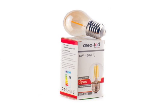 Vintage Edison LED žiarovka 1W G45 E27 2300K teplá