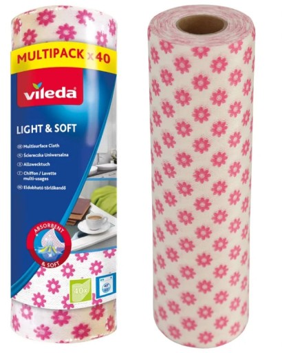 VILEDA LIGHT&SOFT UNIVERZÁLNE LÁTKY 40 KS