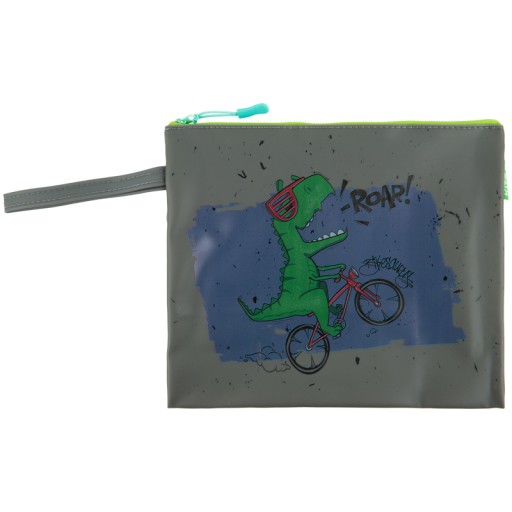 ŠKOLSKÁ TAŠKA S RÚČKOU SILIKON B5 T-REX BIKE KITE