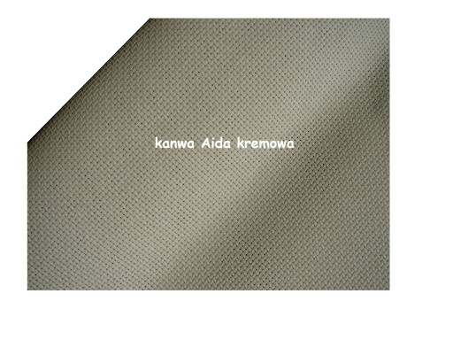 AIDA plátno, farba KRÉMOVÁ, 44o/10 cm, šírka 75 cm