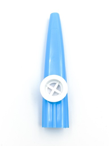 Plastový KAZOO modrý, hračkársky nástroj