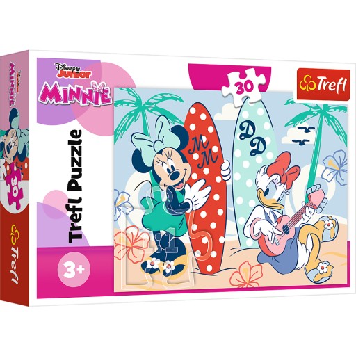 Puzzle 30 dielikov Farebná Minnie