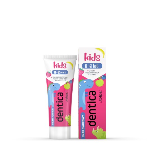 dentica by tołpa KIDS 0-6 ovocná zubná pasta 50 ml