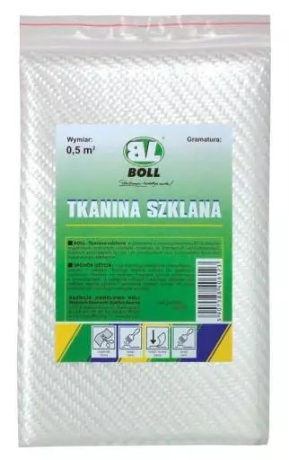 Sklenená tkanina 500g/m2 Boll, rozmer 0,5m2 /BOLL/