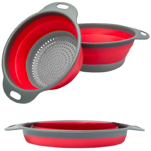 SILIKÓNOVÝ CEDNÍK SITKO ODKAPÁVAČ NA OVOCIE CESTOVINY 24 cm