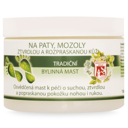 Bylinná masť na päty a kurie oká Byliny 150 ml Putorius