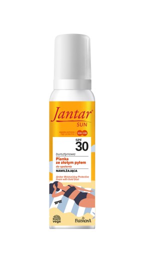 Jantar sun 30 SPF pena na opaľovanie 150 ml