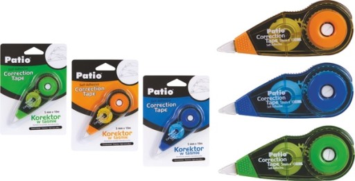 KOREKTOR NA MYŠ v PÁSKE 5 mm x 10 m Školská terasa PRESNÁ APLIKÁCIA