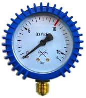KYSLÍKOVÝ REDUKTOR MANOMETER 16 BAR M12x1,5 63 mm