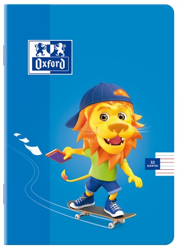 OXFORD LION NOTEBOOK A5/32K DVOJFAREBNÝ RAD