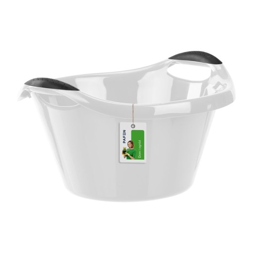 10L okrúhla misa, mäkké okraje, šedá