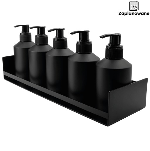 DÁVKOVAČ MYDLA sklenená fľaša, matná čierna, 200 ml