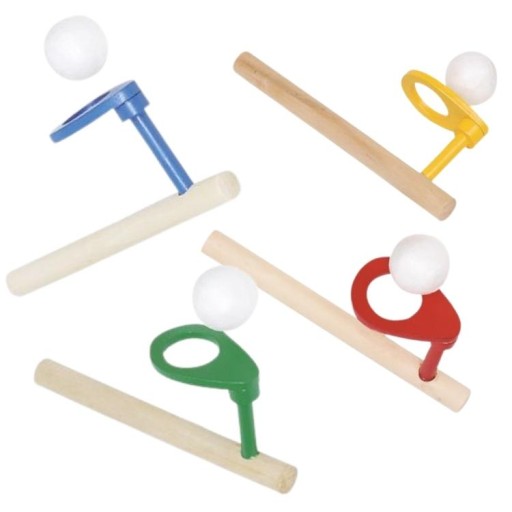 GOKI Drevené logopedické dúchadlo s loptou