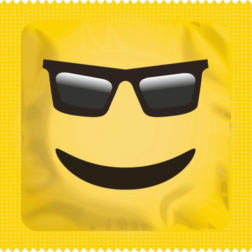 EXS Emoji vegánske kondómy 1 kus