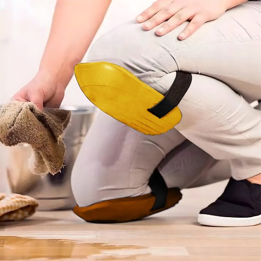 Pracovné chrániče kolien Pohodlné chrániče kolien z peny – žlté