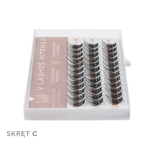 Trsovité mihalnice - V-Lashes INTENSE | CC twist 11 mm
