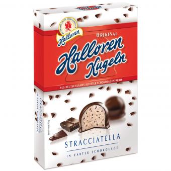 Halloren Kugeln pralinky Stracciatella z NEMECKA