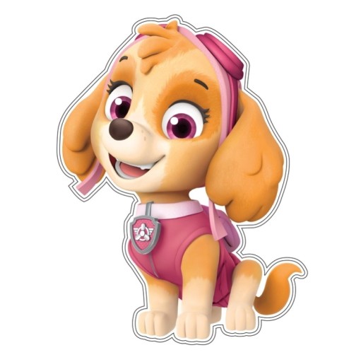 Nástenná dekorácia Paw Patrol - Skye