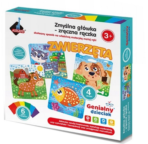 PENOVÁ PRÍRUČKA BRILLIANT KID DEXTER HAND ANIMALS