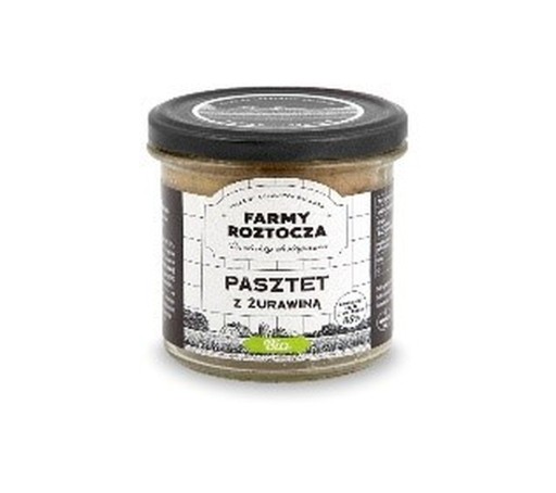 Hydinovo-bravčová paštéta s brusnicami BIO 180g Jar Farmy Roztocze