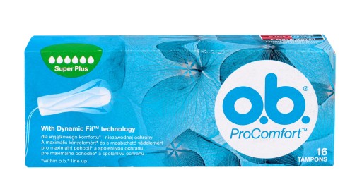 O.B.ProComfort Super Plus pohodlné tampóny 1 balenie - 16 ks