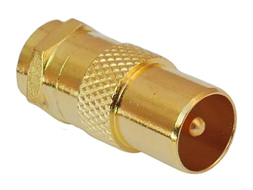 RF anténny adaptér F/wt-TV/wt HQ GOLD 75Ohm