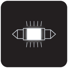 Osram prémiová nová C5W LED žiarovka 36mm 6000K biela