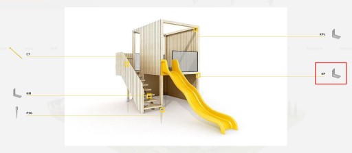 KP4 TESÁRSKA UHLOVÁ SPOJKA S RAZÍM 70x70x55x2,5 10ks DOMAX