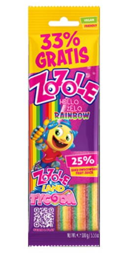 2 X 100G ZOZOLE HELLO RAINBOW GEL 33% ZADARMO RAINBOW JELLIES VEĽKÉ BALENIE