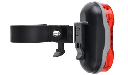 Batérie zadného svetla na bicykel JY-596 2x0,5W 17 LM