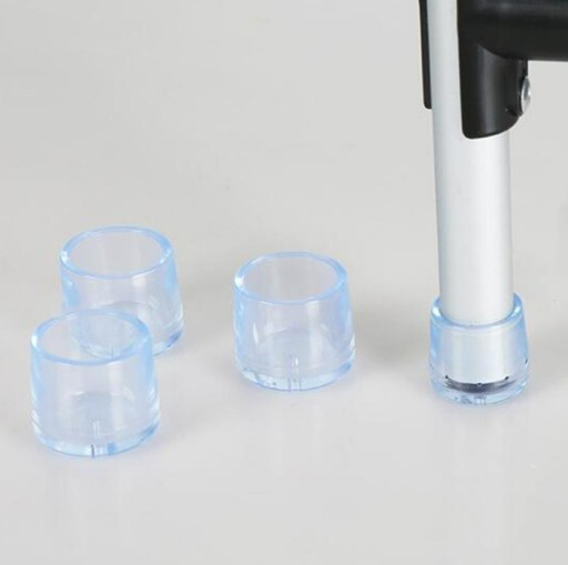 Poťahy nôh na stoličky Silikónové okrúhle ochranné kryty 16 mm x 16