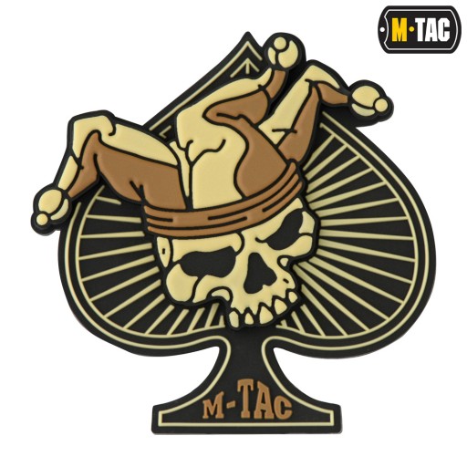 3D NÁŠIVKA ACE OF SPADES LEBEKA S KVETOVÝM ČIAPOM M-TAC BLACK/COYOT
