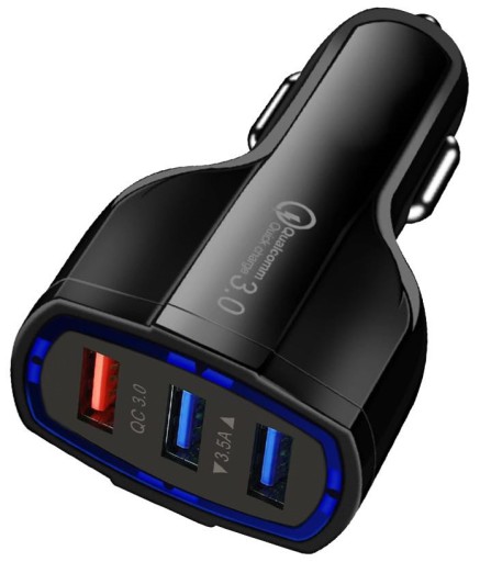 USB nabíjačka do auta 3 porty