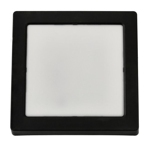 LED stropné svietidlo prisadené na povrch 18W 1980lm 4000K čierny štvorec