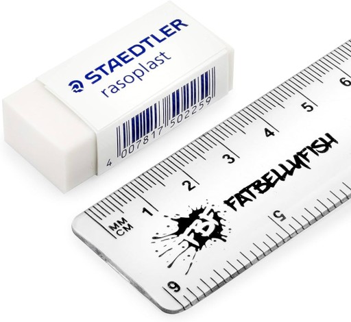 RASOPLAST ŠKOLNÁ GUMA, BIELA STAEDTLER