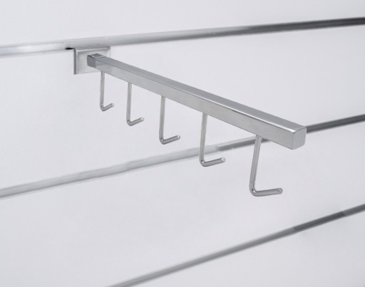 RÁMOVÝ VEŠIAK 5 HÁKOV 40cm NA PREDAJNÚ PANEL