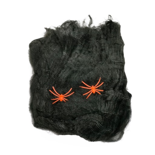 UMELÝ HALLOWEEN SPIDER WEB ČIERNA 60g