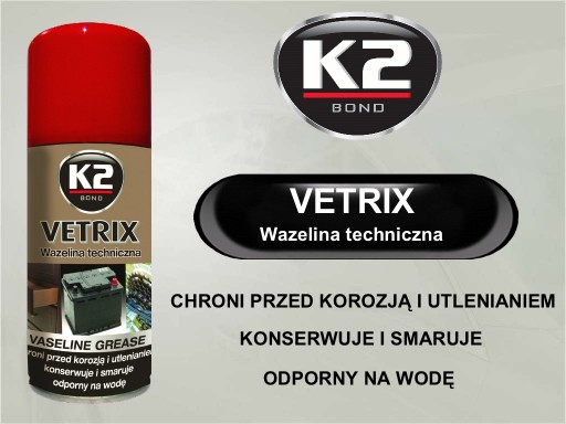 K2 VERTIX EFEKTÍVNY TECHNICKÝ Vazelína SPREJ 140G