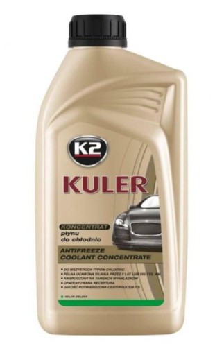 K2 Kuler T211Z koncentrát chladiacej kvapaliny 1L (zelený)