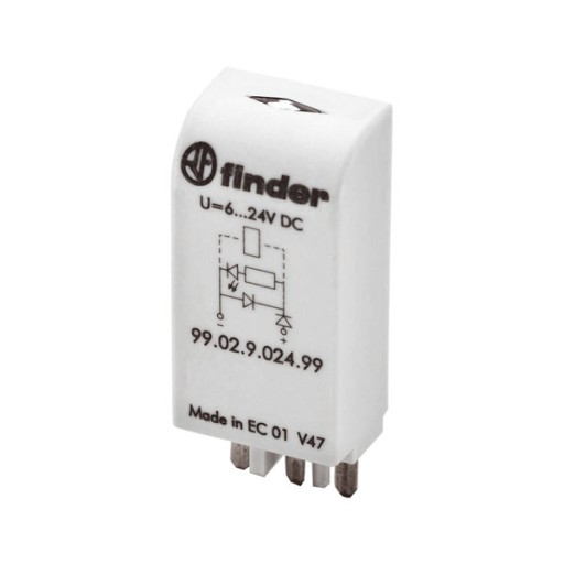 LED ochranný modul 6-24V DC zelený 99.02.9