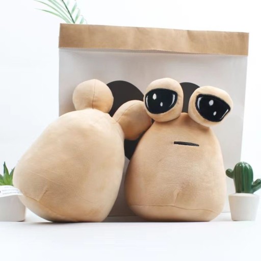 POU PLYŠOVÝ MASKOT PLYŠOVÁ PLYŠOVÁ HRAČKA MÔJ MIMOKRETSKÉ ZVIERATKO MÄKKÉ 25 CM