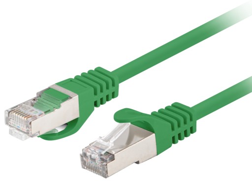 LAN ETHERNET internetový sieťový kábel cat 6 FTP RJ45 5m Krútený pár Zelený