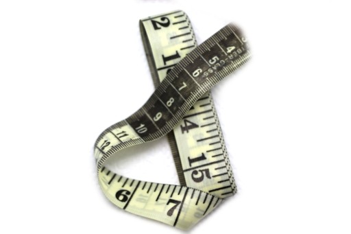 Krajčírsky meter meria 150 cm palec + metrický