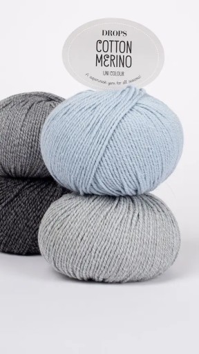Bavlna + vlnená priadza - Bavlna Merino - DROPS 05