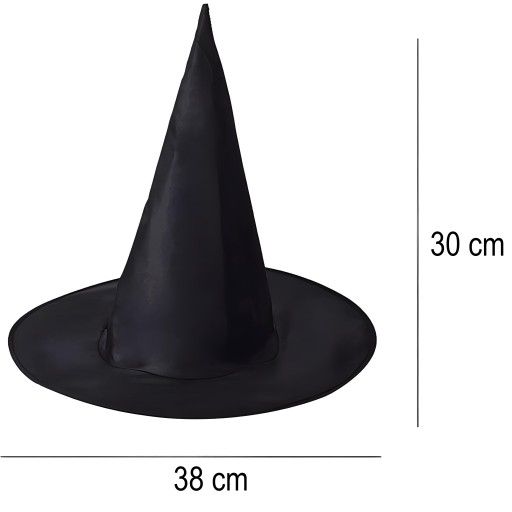ČARODENNÍK ČIAPOK KARNEVAL ČIERNY
