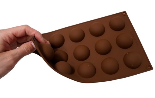 SILIKÓNOVÁ FORMA GUĽOVÉ POLOGUĽKY 15x MINIPORCIE