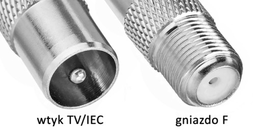 RF TV/wt-F/gn 75Ohm anténny adaptér