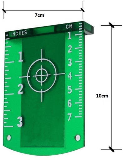 LASEROVÝ CIEĽOVÝ ŠTÍT ZELENÁ MAGNETICKÁ PLATŇA